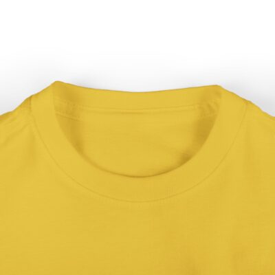 Cute Cartoon Cat Infant Tee - Playful Yellow Jersey Shirt for Kids - Image 3