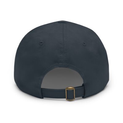 Stylish Dad Hat with Leather Patch - Trendy Bear Design - Image 11