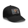 Stylish Dad Hat with Leather Patch - Trendy Bear Design - Image 6